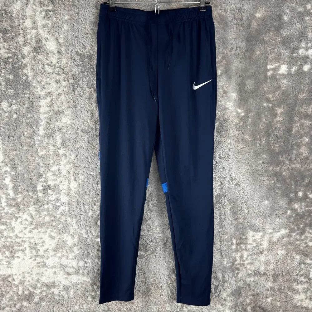 NEW Nike Size S Casual Athliesure‎ Drawstring Pants Navy Outdoor Tapered